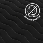 Materac Piankowy Czarny T25 - obrazek 6