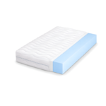 Materac piankowy 17 cm Mikrofibra biała T25