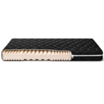 Materac piankowy Profilowany 10 cm Czarny
