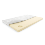 Materac nawierzchniowy Topper Visco 5 cm Mikrofibra biała