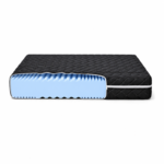 Materac piankowy Twardy Profilowany 15 cm Czarny