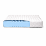 Materac piankowy Twardy Profilowany 15 cm Mikrofibra biała